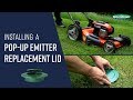 How to replace a broken popup emitter lid