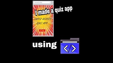 I made superhero quiz app using code.org || Code.org || javascript