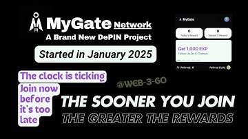 MyGate Network | New DePIN Airdrop | Airdrop Like GRASS & NodePay | Trending Airdrop #mygate #web360