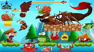 Super Bino Go - Adventure Jungle | (Part 1) | Boss Fight | 1SOFT | Gameplay WFG screenshot 2