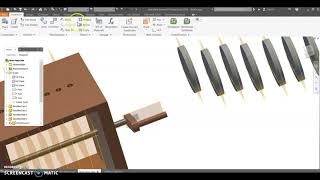 Making an eccentric cam and constraining them
