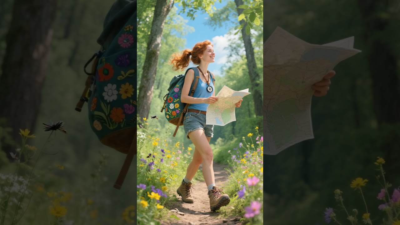 AI Hiking Companion is Unbelievably Real! (Nature Walk Goals) π² #Shorts