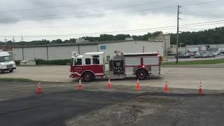 Akron Fire Department Engine 14 Arriving