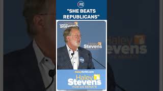 Michigan Senate Race: Gary Peters Throws Support Behind Haley Stevens #shorts