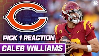 Instant Reaction to Chicago Bears Selecting USC QB Caleb Williams in NFL Draft | FantasyPros