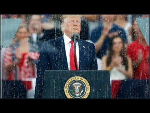 Trump Showed Off All His Favorite Toys At His Soggy Military Parade