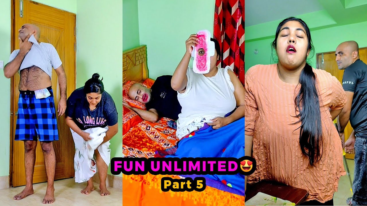 Fun Unlimited Part 5 | Couple Funny Video | Motu Taklu Top Fun 😂