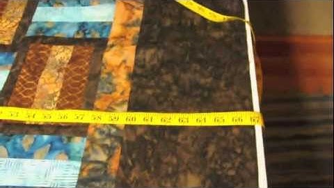 Applying straight borders to a quilt