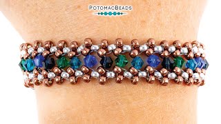 Tracey Bracelet - DIY Jewelry Making Tutorial by PotomacBeads