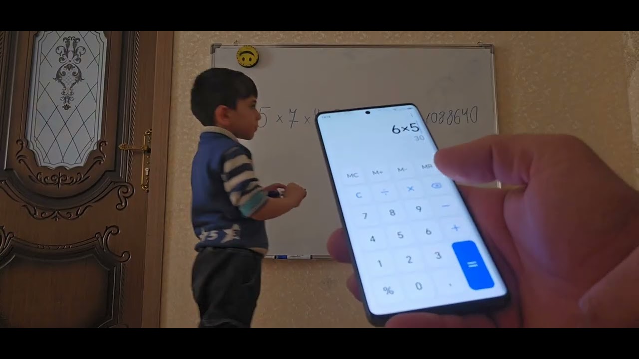 Partlayiş 💣 Düyanin Tək 5 yaşli Vunderkindi. KALKULYATOR Ferid Semedzade 