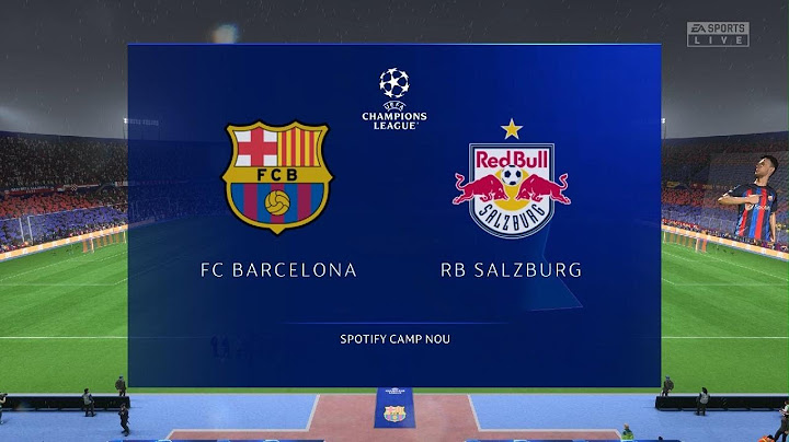 FIFA 23 Career Mode Episode 93: FC Barcelona vs Red Bull Salzburg [UEFA Champions League]