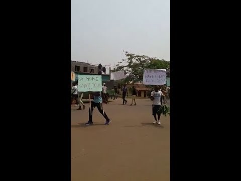 ambazonian flag Breaking News! Protest in Kumba Today! Watch and See Something!!