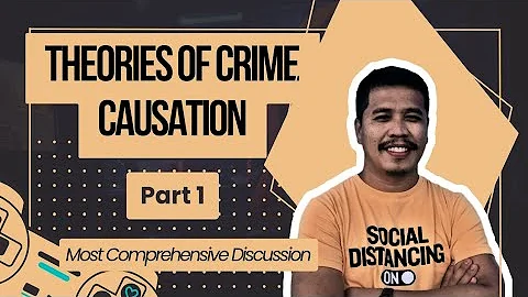 Theories of Crime Causation | Part 1