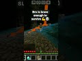 bro is brave💀 #minecraft #minecraftshorts #minecraftbuild #viral #villager #edit