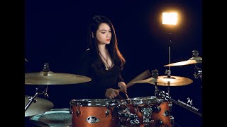 Nickelback | Gotta Be Somebody | Drum Cover by HƯƠNG ( #họcđánhtrống )