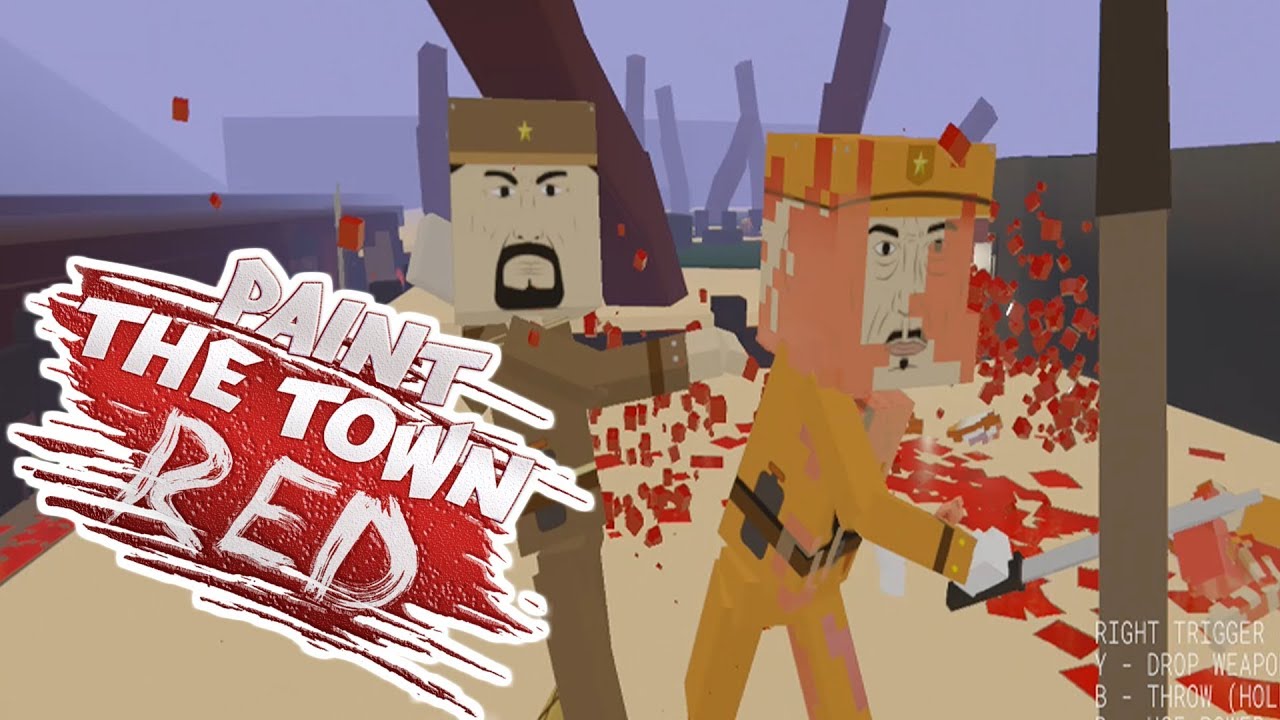 Карта для пейнт зе таун ред