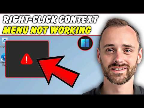 Fix Windows 11 Right Click Context Menu Not Workin