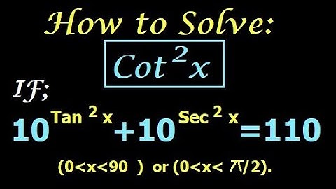 Exponential Equation in Trigonometric form