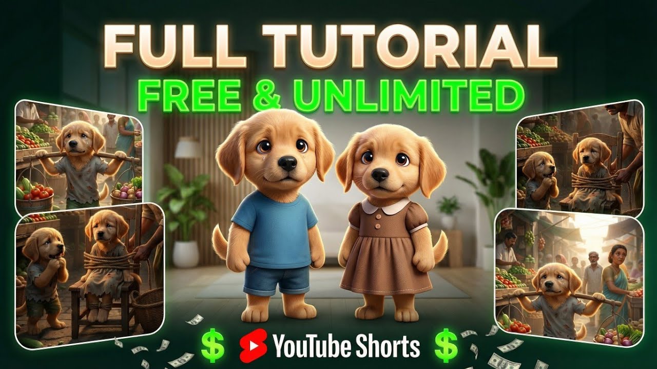 How to Make Viral Ai Shorts Video FREE | Full Course | Ani Mahal Jaise Video Kaise Banaye