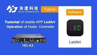 Tutorial of mobile APP LedArt Operation of Huidu  Controller screenshot 4