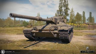 World of Tanks Blitz - Concept 1B VS Chieftain MK6 !