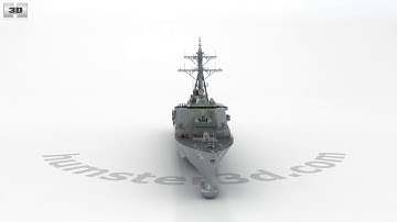 USS Arleigh Burke (DDG-51) 3D model by 3DModels.org
