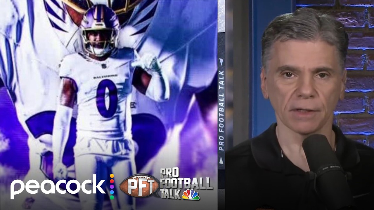 Baltimore Ravens unveil new 'white noise' uniforms | Pro Football Talk | NFL on NBC