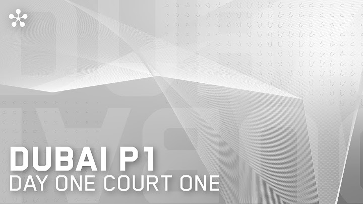 (Replay) Dubai Premier Padel P1: Court 1 (November 5th)
