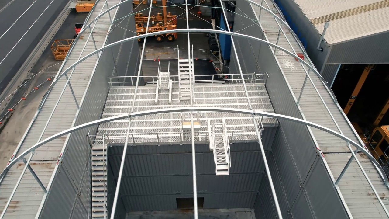 MonkeyToe Straddle carrier work platform and access - YouTube