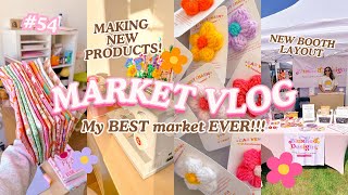 MY MOST SUCCESSFUL MARKET EVER!!! ✨🌼🍎 Crochet, Sewing & Punch Needling Prep | Studio Vlog 54