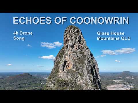 Mount Coonowrin Glass House Mountains 4K Drone Video | Echoes of Coonowrin