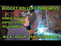 BUDGET HOMEMADE ROLLOFF BUILD PT5 FABRICATING & WELDING! STILL NOT A WELDER!