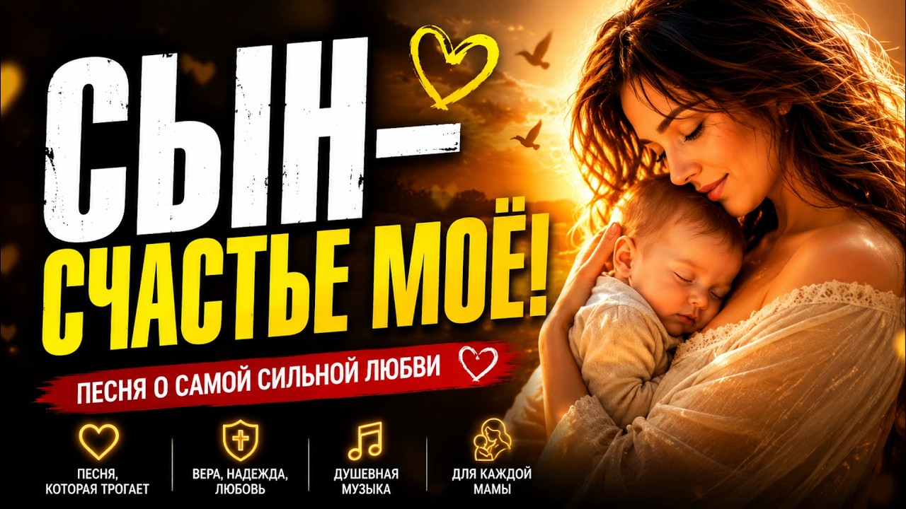 СЫН — СЧАСТЬЕ МОЁ ❤️ Самая трогательная песня мамы сыну| MY SON — MY HAPPINESS ❤️ Emotional Song