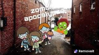 zombie apocalypse in Toca Boca credits to miss.toca.roleplays 😊