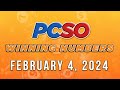 P95M Jackpot Ultra Lotto 6/58, 2D, 3D, and Superlotto 6/49 | February 4, 2024