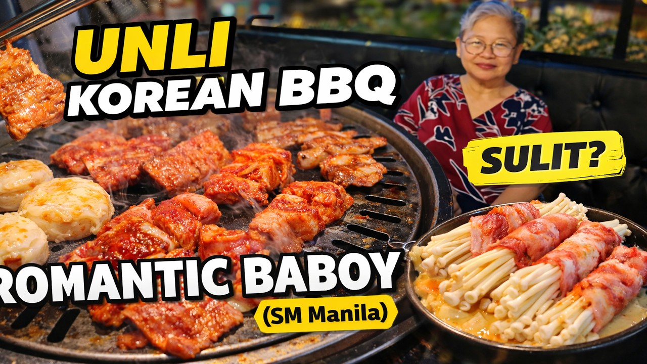 Любителям корейского барбекю обязательно нужно это попробовать! | Romantic Baboy, SM Manila