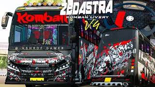 New Komban Dawood Zedastra Tourist Bus Mod For Bussid New Bus Mod For Bussid
