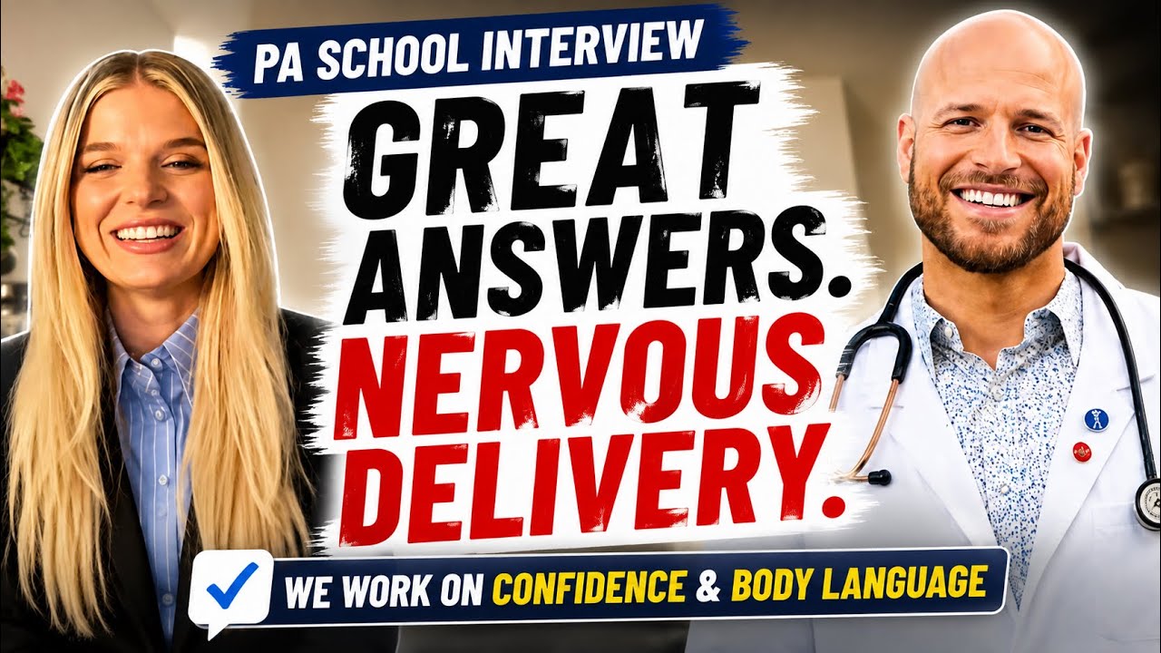 Thumbnail for PA SCHOOL INTERVIEW PREP: GREAT ANSWERS ≠ GREAT DELIVERY