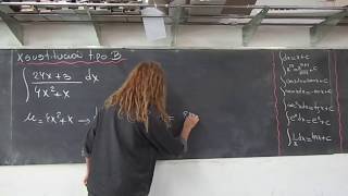 INTEGRAL INDEFINIDA   ejercicio 19   método sustitución tipo b