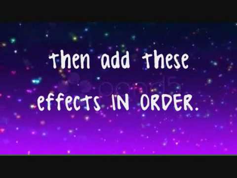 WMM TUTORIAL - effect -  1 * Fast/Flashy Videos
