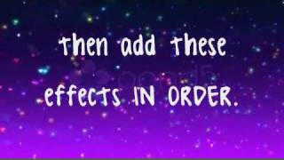 WMM TUTORIAL - effect -  1 * Fast/Flashy Videos