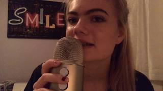 My First ASMR!! (Mouth sounds and kissing)
