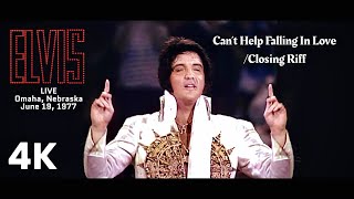 Can't Help Falling In Love | Elvis Presley (Live Music Video) 4K Remastered | June 19, 1977 Omaha NE chords