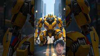 Shocking! The poor Cat has the Transformer Bumblebee! #shorts #cat #ai #story #kitten