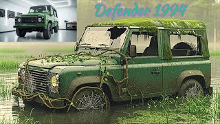 ASMR Car Restoration Land Rover Defender 1994 Full Rebuild from Abandoned Condition