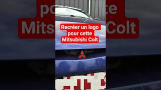 Recréer un logo introuvable pour une Mitsubishi Colt de 1996 !