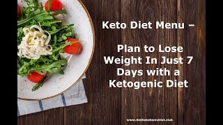 Keto diet menu – plan to lose weight in ...