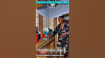 When Hacker Meets Developer☠️🥶 #trollfaceedit  #helpmemakethismakesense #meme #ytshorts #trending