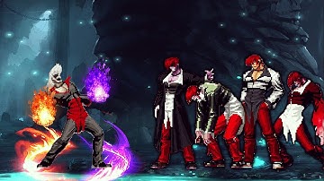 [KOF Mugen] Devourer Element Vs Iori Yagami Team