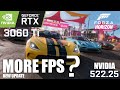 MORE FREE FPS ??(OCT 24 Update) RTX 3060 Ti | I5-12400 | Forza Horizon 5 | 522.25 - 1080p - Tested